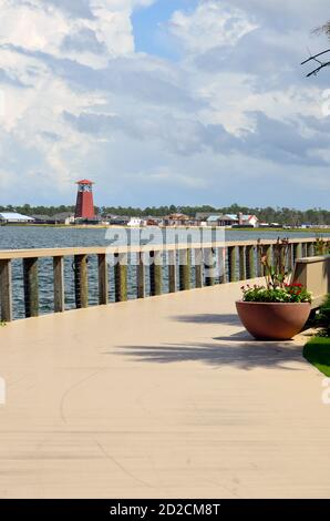 Babcock Ranch, Florida, la prima città alimentata a energia solare della Florida Foto Stock