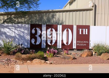 Il 39esimo edificio del Memorial Museum all'interno del Pima Air and Space Museum, Tucson, Arizona Foto Stock