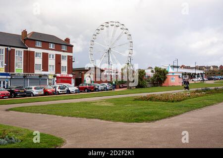 Barry, Galles, Regno Unito. 6 Ott 2020. Vista generale dell'Isola di Barry. Credito: Lewis Mitchell Foto Stock