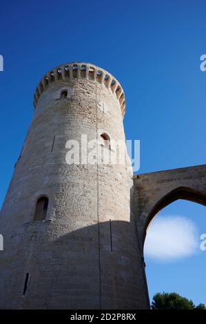 Castello Bellver, Palma, Maiorca, Spagna Foto Stock