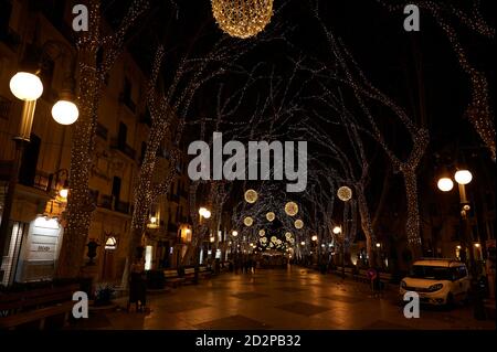 Three Kings Parade, Palma, Mallorca, Spagna Foto Stock