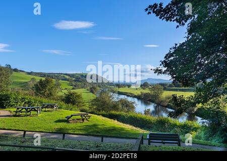 Crook o' Lune Lancashire Lancashire UK Foto Stock