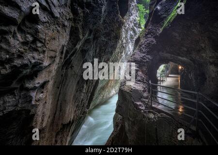 Aare Gorge, Meiringen, Berna, Svizzera, Europa Foto Stock