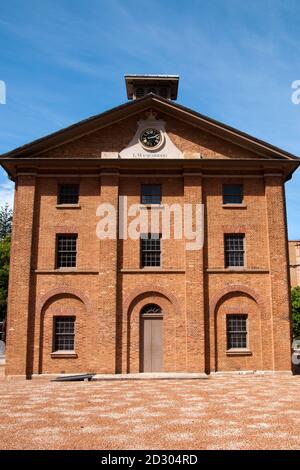 Sydney Australia, Hyde Park Barracks Museum costruito nel 1818 per ospitare uomini e ragazzi condannati progettati dal famoso architetto Francis Greenway Foto Stock