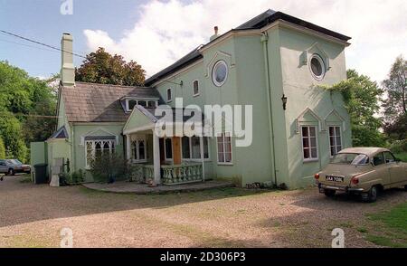 Il Wellow Park, Romsey, Hampshire, casa di Julia Clark. Julia, accusata di tenere il marito multi-milionario prigioniero in casa sua, ha detto che è stata devastata da una decisione della Corte d'appello di tagliare il suo premio di divorzio liquidazione da George Clark, 85. Foto Stock