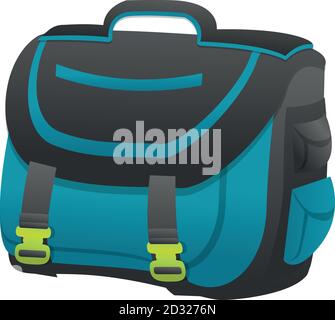 Icona zaino classico. Cartoon di classica icona vettore zaino per web design isolato su sfondo bianco Illustrazione Vettoriale