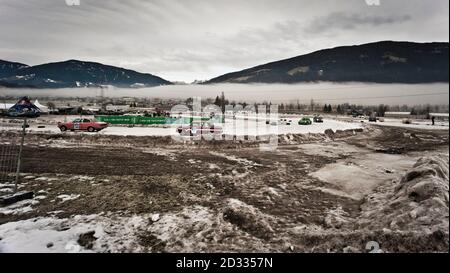 ALTENMARKT, AUSTRIA - 18 GENNAIO 2014: Storico Ice Trophy Foto Stock