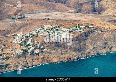 Vista aerea di Almeria, Andalusia, Spagna, Europa Foto Stock