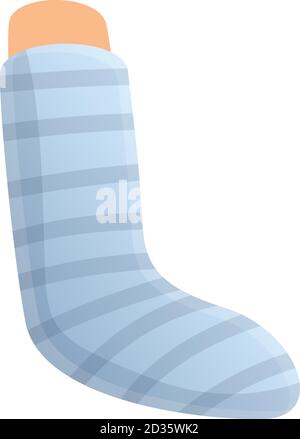 Icona bendaggio gomito. Cartoon di bendaggio gomito icona vettore per web design isolato su sfondo bianco Illustrazione Vettoriale