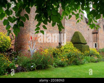 Chenies Manor giardini nel mese di settembre Foto Stock