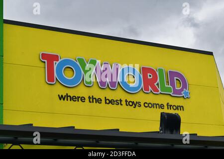 AUCKLAND, NUOVA ZELANDA - 11 aprile 2019: Auckland / Nuova Zelanda - 11 2019 aprile: Vista del negozio Toyworld a Manukau Foto Stock