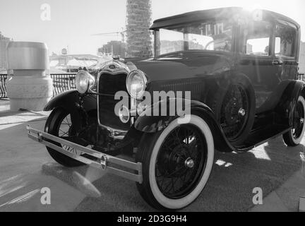 Doha, Qatar- 30 Marzo 2020: 1929 ford modello una vettura classica Foto Stock
