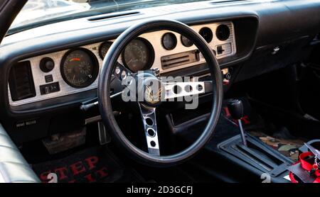 Doha, Qatar- 30 Marzo 2020:1978 Pontiac Firebird Trans am model Car Foto Stock