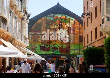 Scene di strada Malaga città, Andalusia, Costa del Sol, Spagna Foto Stock