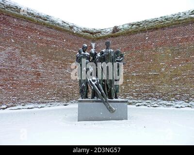 Terezin, Repubblica Ceca. Campo di prigionia nazista Foto Stock