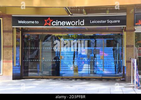 Cinema Cineworld Empire, Leicester Square, Londra Foto Stock