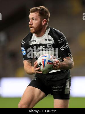 Marc Sneyd del FC Hull durante la partita della Betfred Super League allo Emerald Headingley Stadium di Leeds. Foto Stock