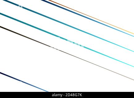 Linee diagonali e oblique colorate casuali con riempimento sfumato. Strisce sparse, strisce Illustrazione Vettoriale
