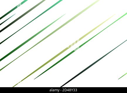 Linee diagonali e oblique colorate casuali con riempimento sfumato. Strisce sparse, strisce Illustrazione Vettoriale