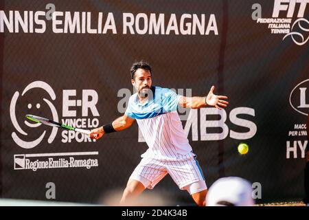 Parma, Italia. 09 ottobre 2020. Salvatore Caruso durante l'ATP Challenger 125 - internazionali Emilia Romagna, Tennis internazionali a parma, Ottobre 09 2020 Credit: Independent Photo Agency/Alamy Live News Foto Stock