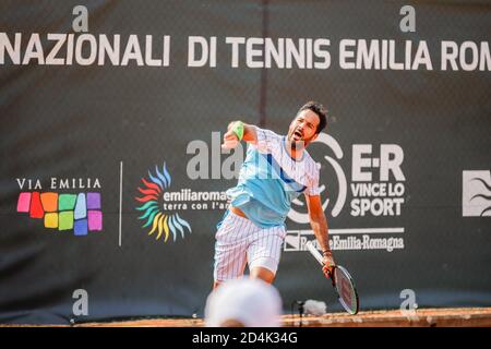 Parma, Italia. 09 ottobre 2020. Salvatore Caruso durante l'ATP Challenger 125 - internazionali Emilia Romagna, Tennis internazionali a parma, Ottobre 09 2020 Credit: Independent Photo Agency/Alamy Live News Foto Stock