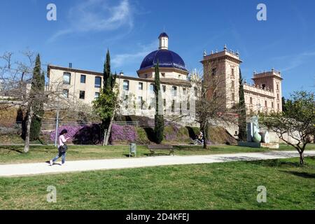 Valencia Museo de Bellas Artes Turia Park Valencia Museo delle Belle Arti Valencia Spagna musei Foto Stock