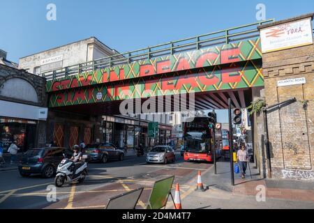 Ponte di Brixton il 16 settembre 2020 a Brixton nel Regno Unito. Foto di Sam Mellish Foto Stock