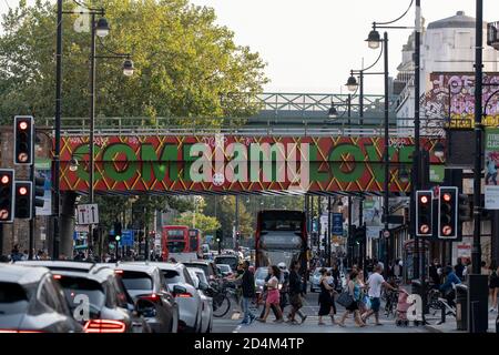 Ponte di Brixton il 16 settembre 2020 a Brixton nel Regno Unito. Foto di Sam Mellish Foto Stock