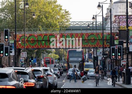 Ponte di Brixton il 16 settembre 2020 a Brixton nel Regno Unito. Foto di Sam Mellish Foto Stock