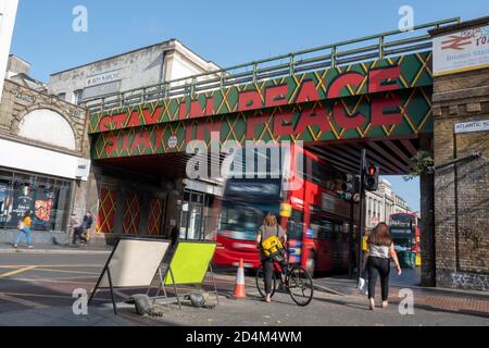 Ponte di Brixton il 17 settembre 2020 a Brixton nel Regno Unito. Foto di Sam Mellish Foto Stock