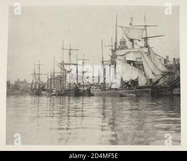 'Fotoincisione pl. I dall'album ''Wild Life on a Tidal Water: The Adventures of a House-Boat and Her Crew'' (1890); edizione 270/50' Foto Stock