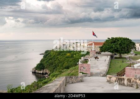 Le antiche fortezze di El Morro e la Cabana in La città di l'Avana Foto Stock