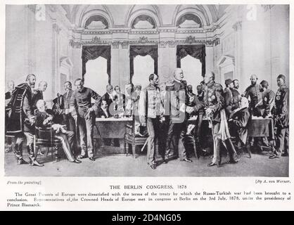 Il Congresso di Berlino, 1878. Foto Stock