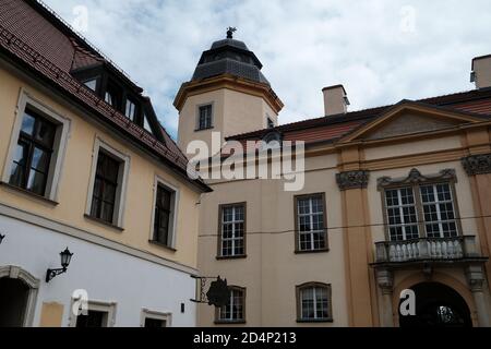 Walbrzych, Polonia - 18 luglio 2020: Castello di Ksiaz, il più grande castello della Slesia. Museo del Castello Foto Stock