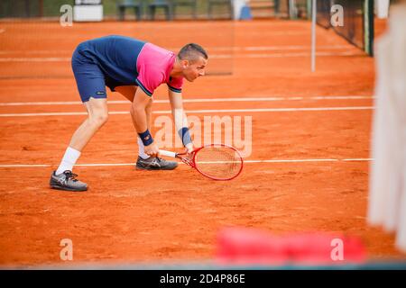Tomislav Brkic durante l'ATP Challenger 125 - internazionali Emilia Romagna, Tennis internazionali a parma, Ottobre 09 2020 Foto Stock