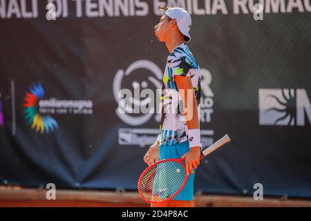 Lexei Popyrin durante l'ATP Challenger 125 - internazionali Emilia Romagna, Tennis internazionali, parma, Italia, 09 Oct 2020 Credit: LM/Roberta Corradin Foto Stock