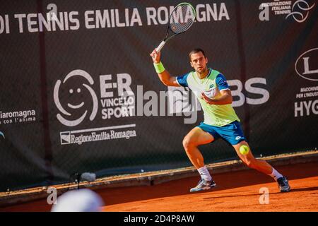 Aslo Djere durante l'ATP Challenger 125 - internazionali Emilia Romagna, Tennis Internationals, parma, Italy, 09 Oct 2020 Credit: LM/Roberta Corradin Foto Stock