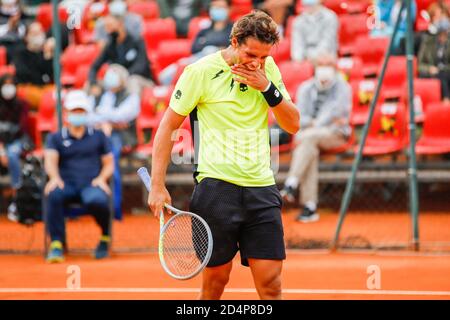 9 ottobre 2020, Parma, Italia: parma, Italia, , 09 Ott 2020, Filippo Baldi durante l'ATP Challenger 125 - internazionali Emilia Romagna - Tennis internazionali - Credit: LM/Roberta Corradin (Credit Image: © Roberta Corradin/LPS via ZUMA Wire) Foto Stock