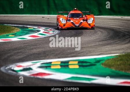 Monza, Italia. 10 ottobre 2020. 28 Lafargue Paul (fra), Chatin Paul-Loup (fra), Bradley Richard (gbr), Idec Sport, Oreca 07 Gibson, in azione nella 2020 4 ore di Monza, 4° round della 2020 European le Mans Series, dal 9 al 11 ottobre 2020 sull'Autodromo Nazionale di Monza, Italia - Foto Thomas Fenetre / DPPI Credit: LM/DPPI/Thomas Fenetre/Alamy Live News Foto Stock