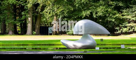 Otterlo, Paesi Bassi - 9 giugno 2020: Scultura galleggiante di Marta Pan nel giardino di scultura del Museo Kruller Muller nel Parco Nazionale Hoge Veluwe in Otterlo Paesi Bassi Foto Stock