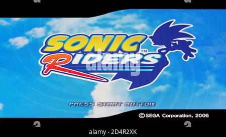 Sonic Riders - Sony PlayStation 2 PS2 - uso editoriale solo Foto Stock