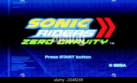 Sonic Riders - Zero Gravity - Sony PlayStation 2 PS2 - solo per uso editoriale Foto Stock