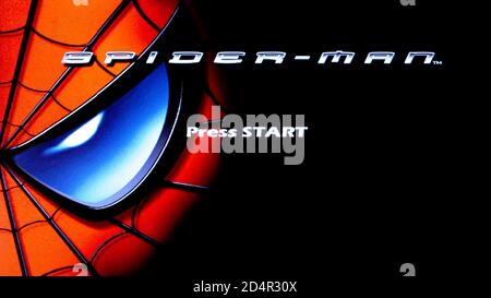 Spider-Man - Sony PlayStation 2 PS2 - solo per uso editoriale Foto Stock