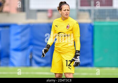 Empoli, Italia. 10 Ott 2020. Maria Korenciova (Milano) durante Empoli Ladies vs AC Milan, Campionato Italiano di Calcio Serie A Donne a empoli, Italia, Ottobre 10 2020 Credit: Independent Photo Agency/Alamy Live News Foto Stock