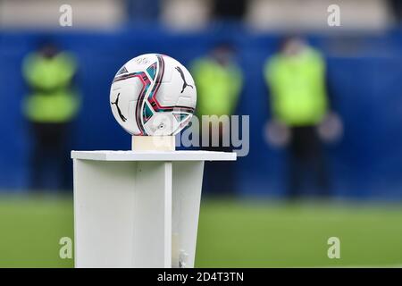 Empoli, Italia. empoli, Italia, 10 Ott 2020, Serie A Ball durante Empoli Ladies vs AC Milan - Italian Soccer Serie A Women Championship - Credit: LM/Lisa Guglielmi Credit: Lisa Guglielmi/LPS/ZUMA Wire/Alamy Live News 2020 Foto Stock