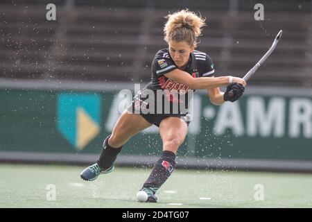 Amstelveen, Paesi Bassi. 01 Ottobre 2020. AMSTELVEEN, 11-10-2020, Wagener Stadion, Hoofdklasse Hockey Dames, Seizoen 2020-201. Giocatore AHBC Maria Verschoor. Durante il gioco Amsterdam D1 - SCHC D1. Credito: Pro Shots/Alamy Live News Foto Stock