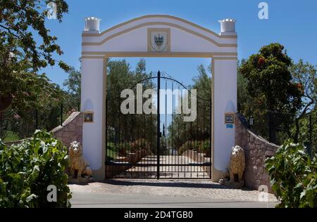 Azienda vinicola di Cliff Richard Adega do Cantor a Guia, Algarve, Portugal.Cliff's Own Wineyard E a casa a Quinta do Moinho Foto Stock