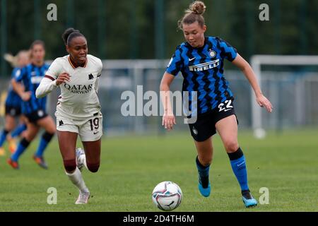 milano, Italia, 11 Ott 2020, Anna Catelli (FC Internazionale) durante FC Internazionale vs AS Roma, Campionato Italiano di Calcio Serie A Donna - Credit: LM/Francesco Scaccianoce/Alamy Live News Foto Stock