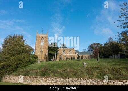 All Saints Church Tealby Lincolnshire 2020 Foto Stock