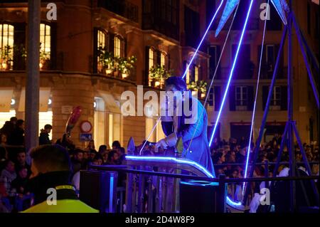 Three Kings Parade, Palma, Mallorca, Spagna Foto Stock